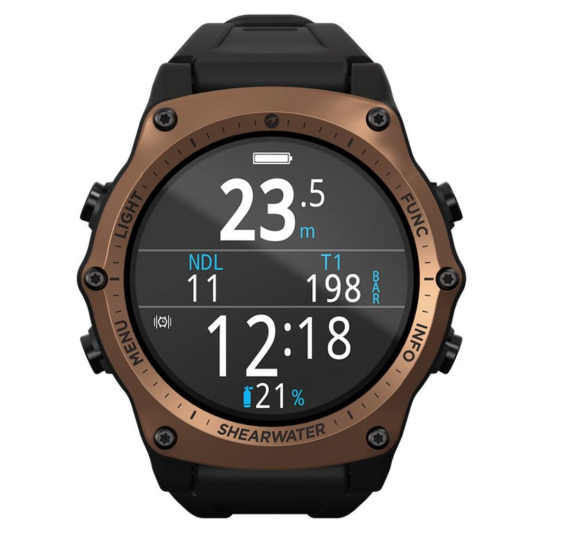 Shearwater Teric Tauchcomputer mit luftintegration