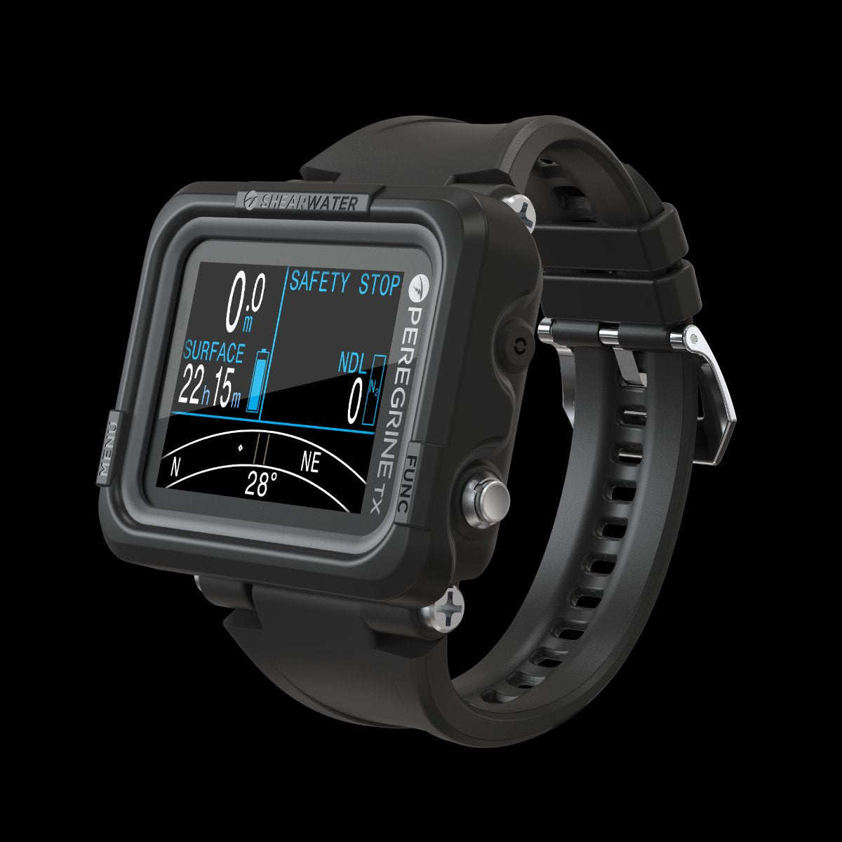 Shearwater Peregrine TX Tauchcomputer mit luftintegration